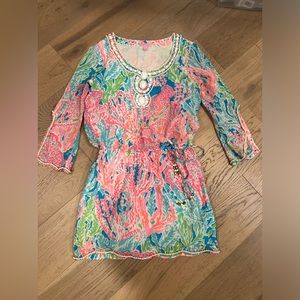 🦄🦄🦄🦄 Lilly Pulitzer Delisa Dress Lets cha cha